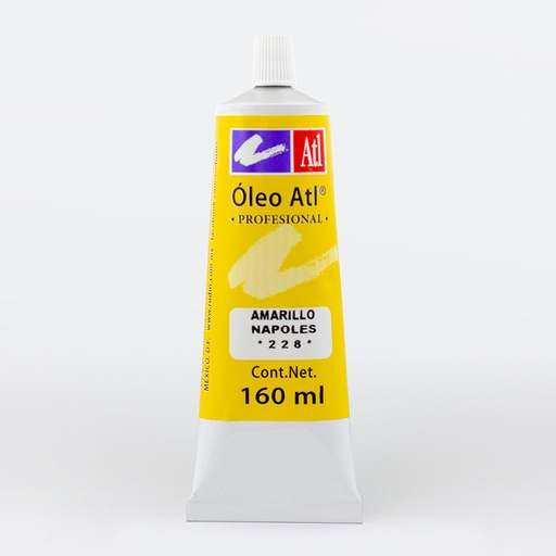 [7501139111351] OLEO ATL 160ML AMARILLO NAPOLES NO.228 - ATL