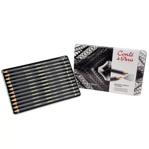 [646217504049] SET DE LAPIZ GRAFITO 12 UNIDADES - CONTE