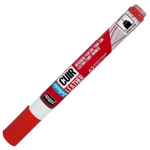 [3167862956634] MARCADOR P/CUERO ROJO INTENSO SETA - PEBEO