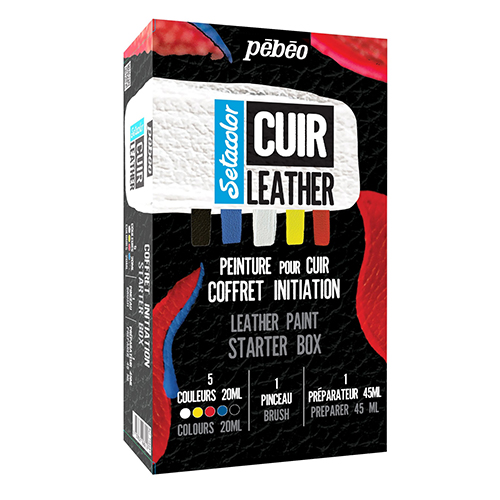[3167862956818] SET DE PINTURA P/CUERO #1 SETA - PEBEO