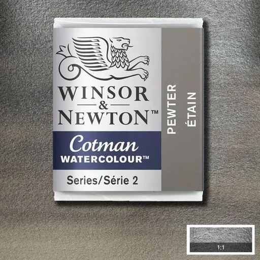 [884955090633] ACUARELA COTMAN EN PASTILLA PEWTER - WINSOR & NE