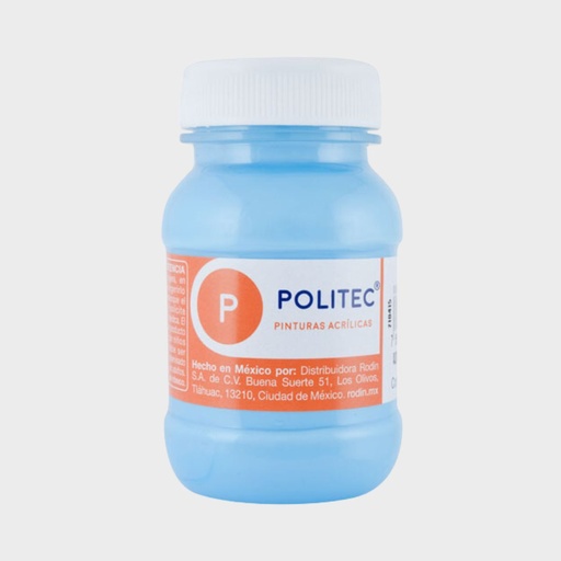 [7501230031633] PINTURA ACRILICA 100ML AZUL PASTEL NO.316 - POLITEC