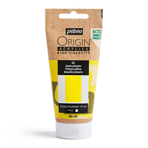 [3167868170027] ACRILICO ORIGIN 60ML PRIMARY YELLOW