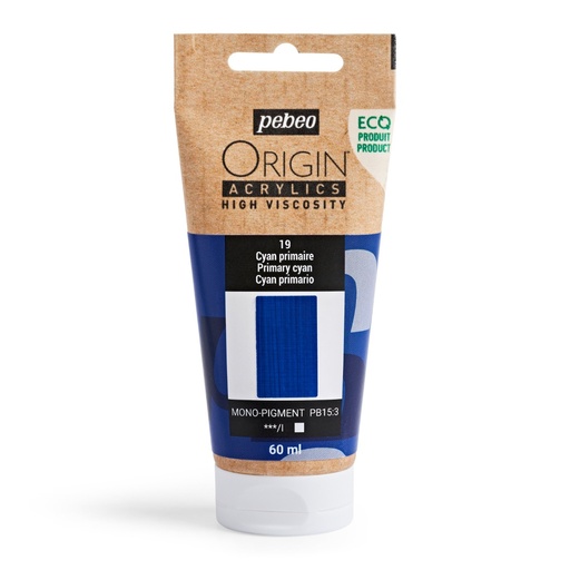 [3167868170195] ACRILICO ORIGIN 60ML PRIMARY CYAN