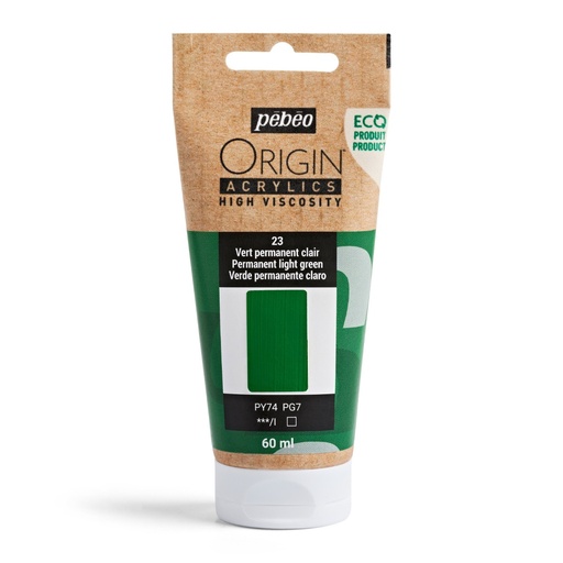 [3167868170232] ACRILICO ORIGIN 60ML PERM LIGHT GREEN