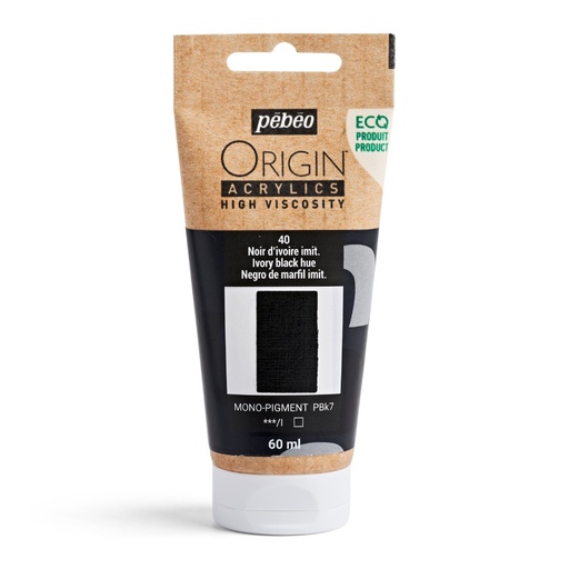 [3167868170409] ACRILICO ORIGIN 60ML IVORY BLACK